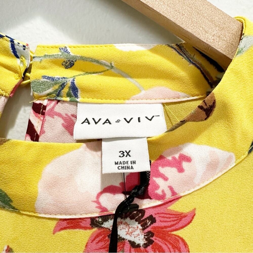 Ava & Viv x Target Floral Blouse - Picture 5 of 5